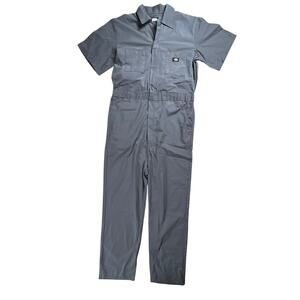 Dickies Men's Coverall Short Sleeve Lightweight Uniform Jumpsuit Workwear Sz L